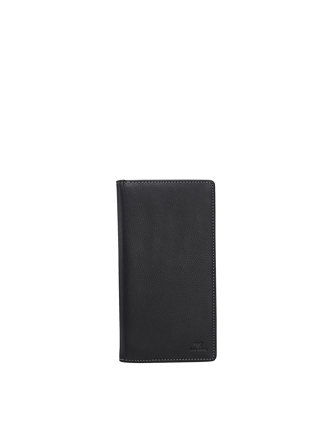 Buy Aditi Wasan Unisex Black Leather Passport Holder Wallets for