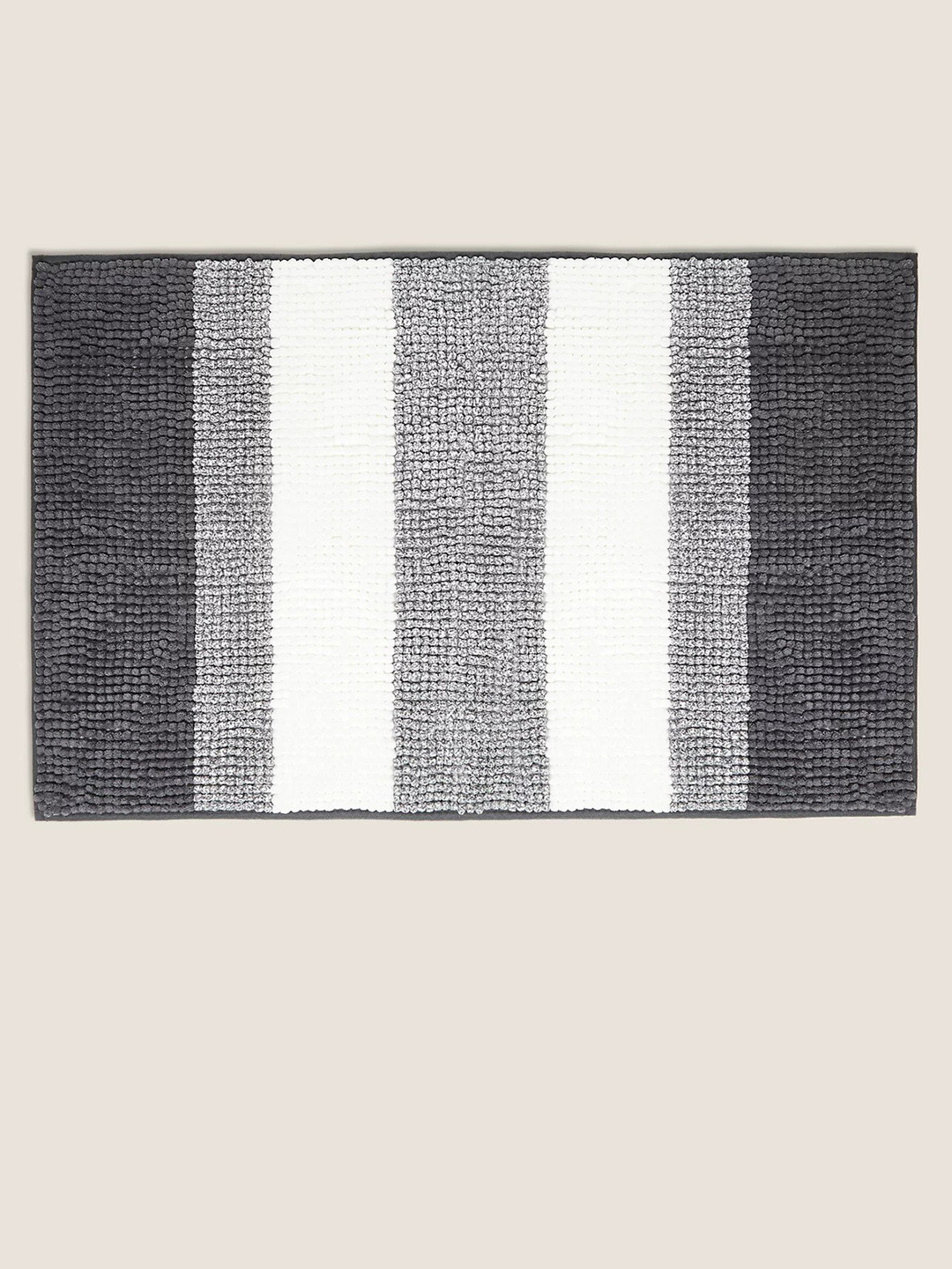 Buy Marks & Spencer Black & White Striped Floor Mats Floor Mats