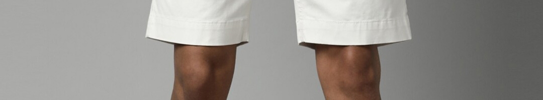 Buy Breakbounce Men Off White Slim Fit Shorts - Shorts for Men 20431300 ...