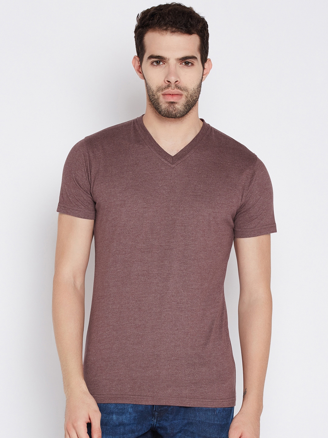 burgundy t shirt mens uk