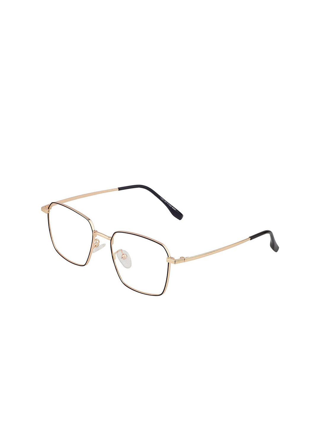 Buy OPTIFY Gold Toned Full Rim Computer Glasses With Anti Glare & UV