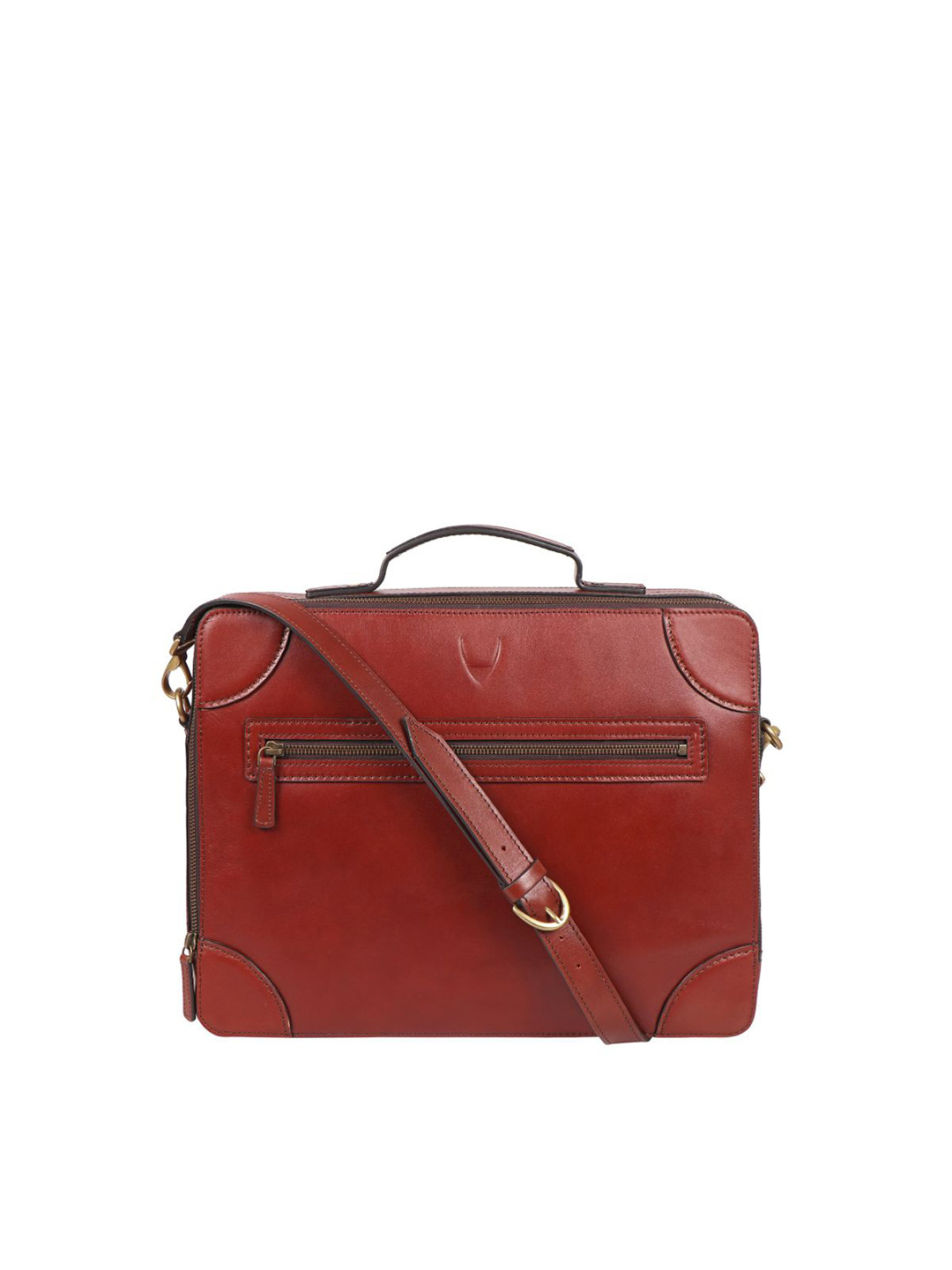 Buy Hidesign Men Tan Solid Messenger Bag Messenger Bag for Men