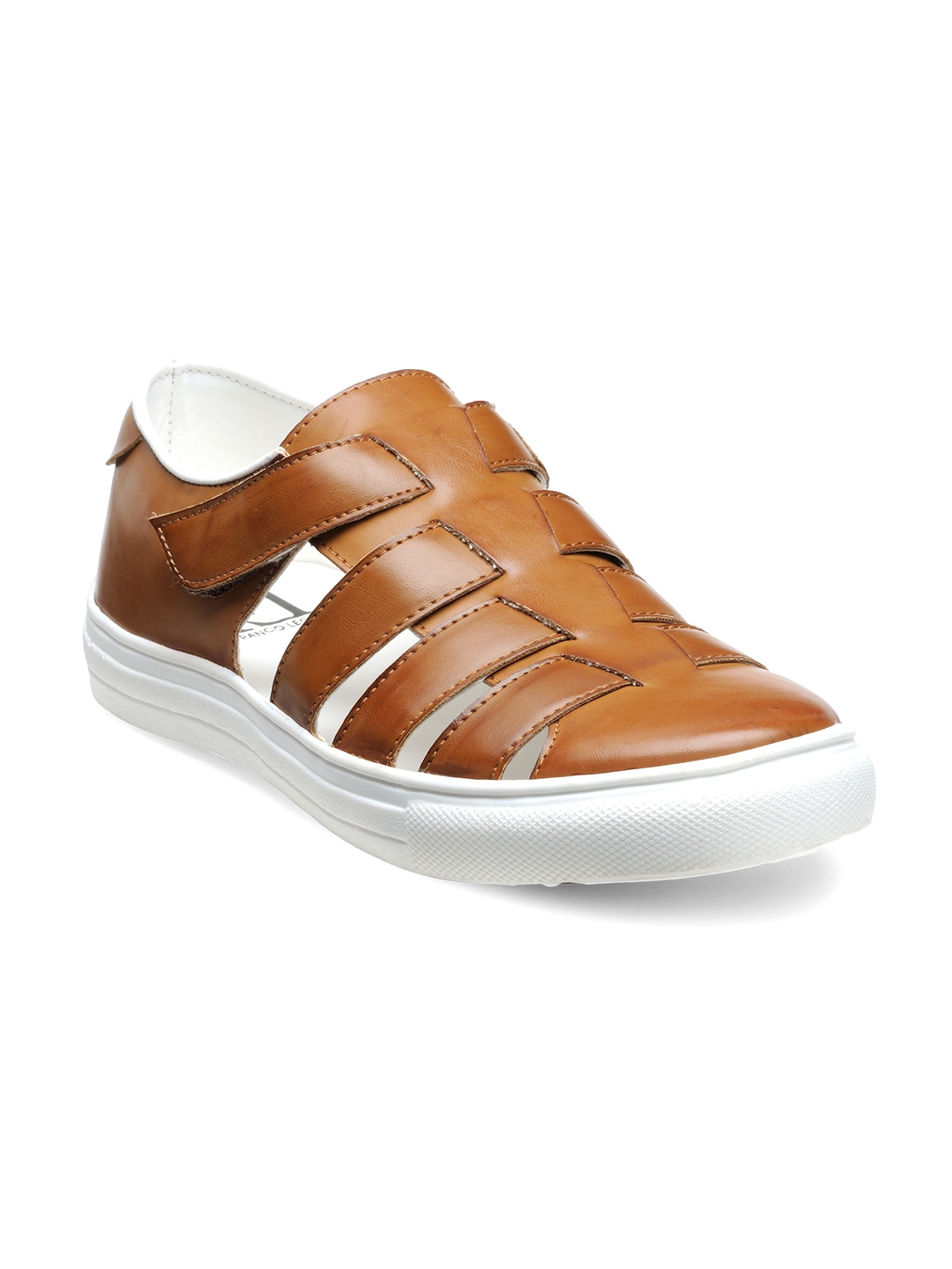 franco leone tan sandals