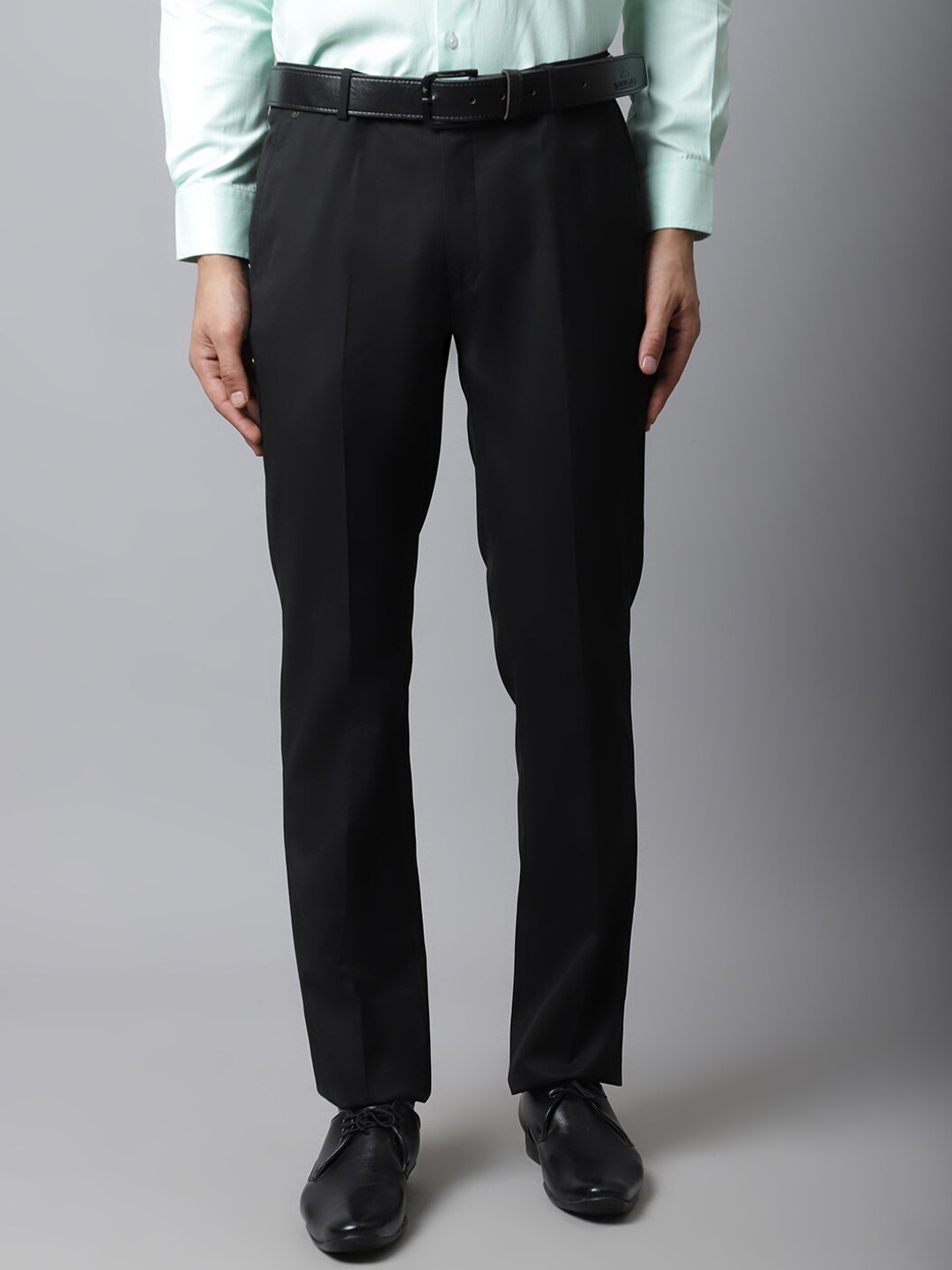 Buy Cantabil Men Black Formal Trousers - Trousers for Men 20442924 | Myntra