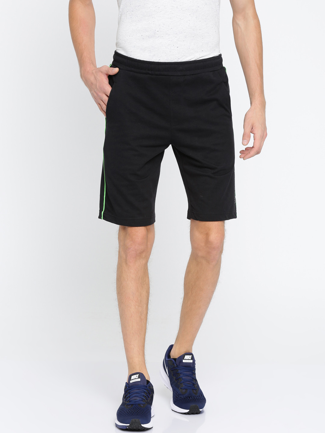 Buy Hanes Black Comfort Fit Active Sports Shorts Shorts for Men