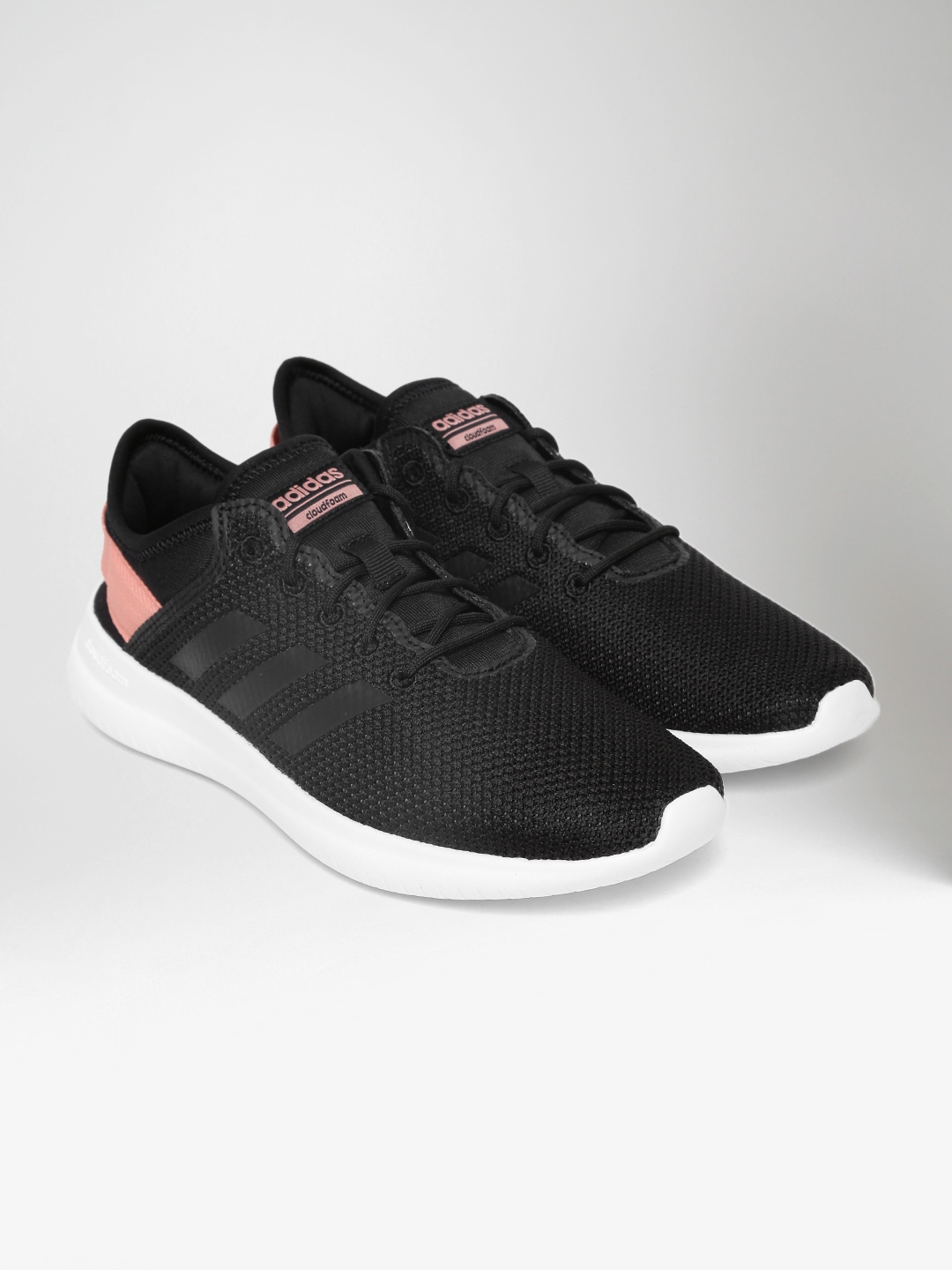 adidas neo black casual shoes