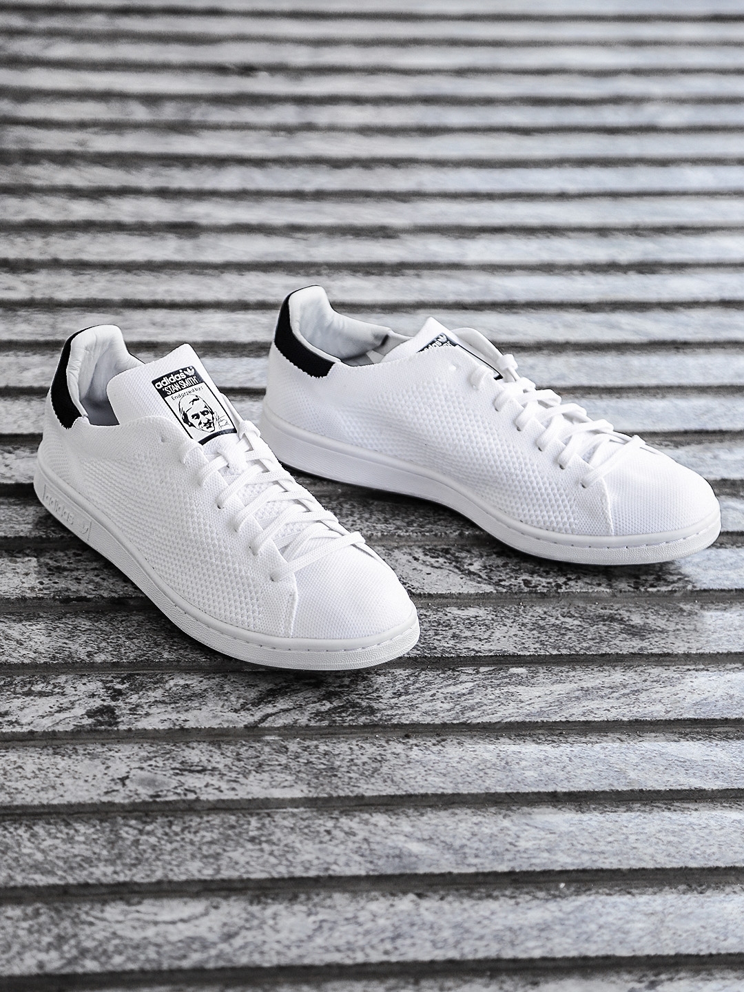 adidas stan smith knit sneakers