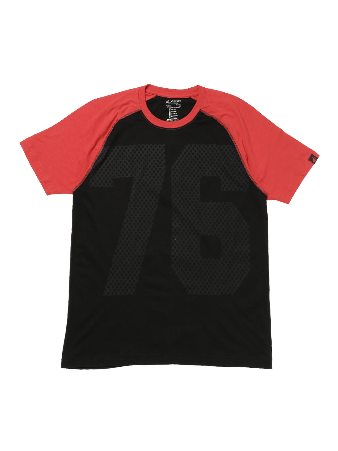Buy Jockey Men Black Colourblocked Polo Collar T Shirt - Tshirts for ...