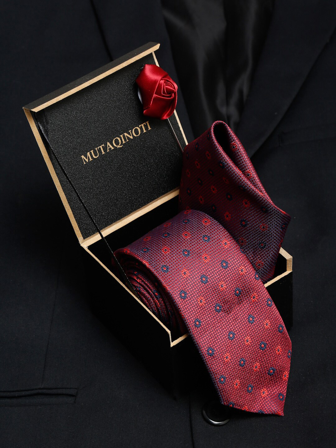 Buy MUTAQINOTI Men Silk Necktie Accessory Gift Set Accessory Gift Set