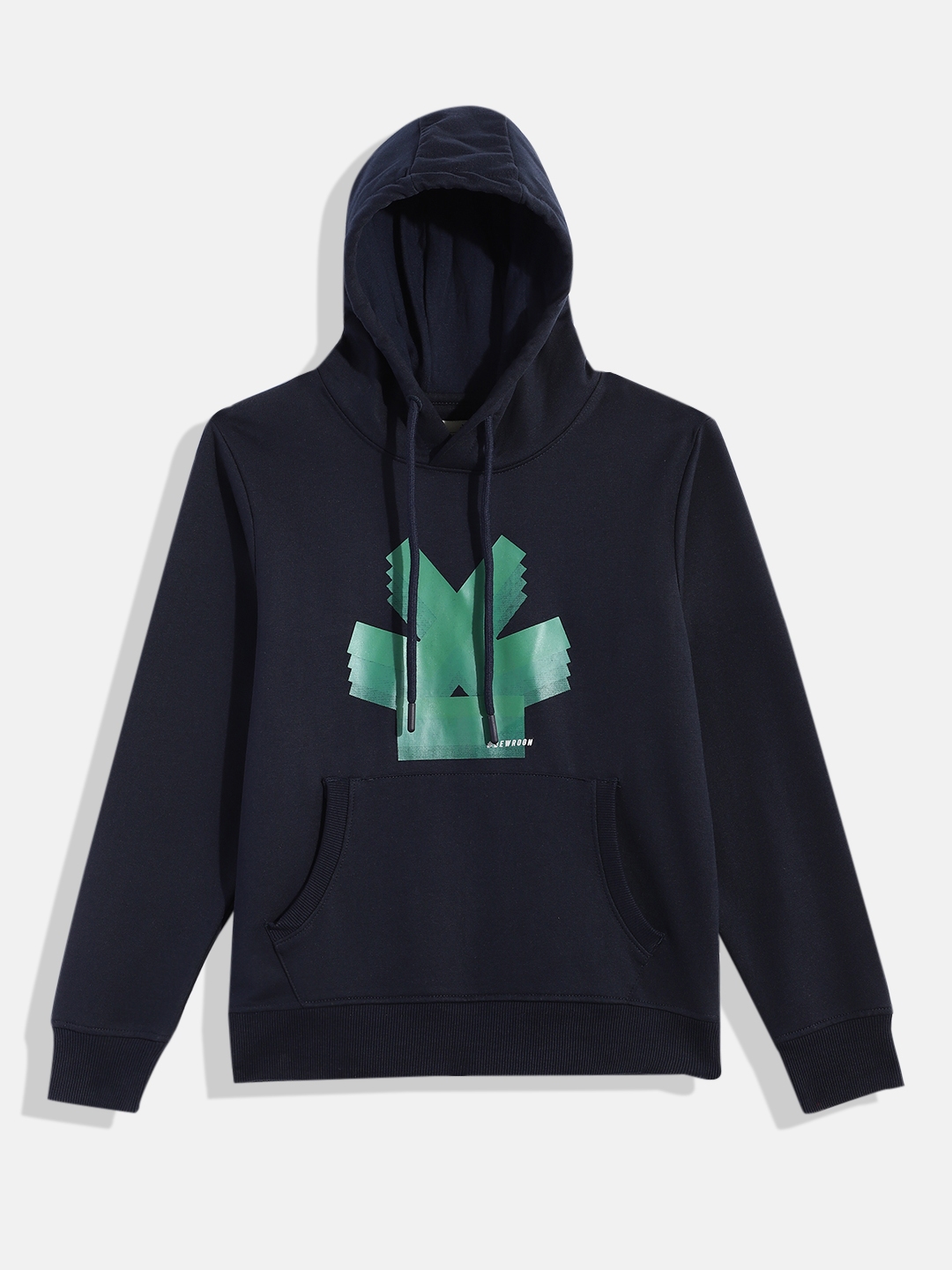 Buy WROGN YOUTH Boys Navy Blue Printed Hooded Sweatshirt - Sweatshirts for Boys 20458946 | Myntra