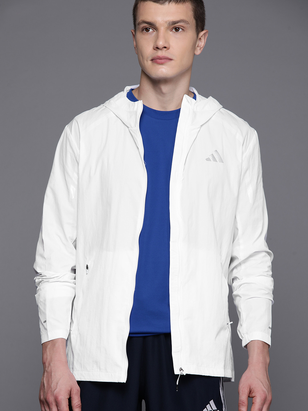 Buy ADIDAS Water Resistant Marathon Warm Up Aeroready Jacket Jackets