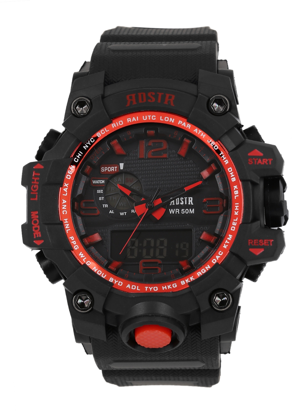 roadster analogue and digital watch