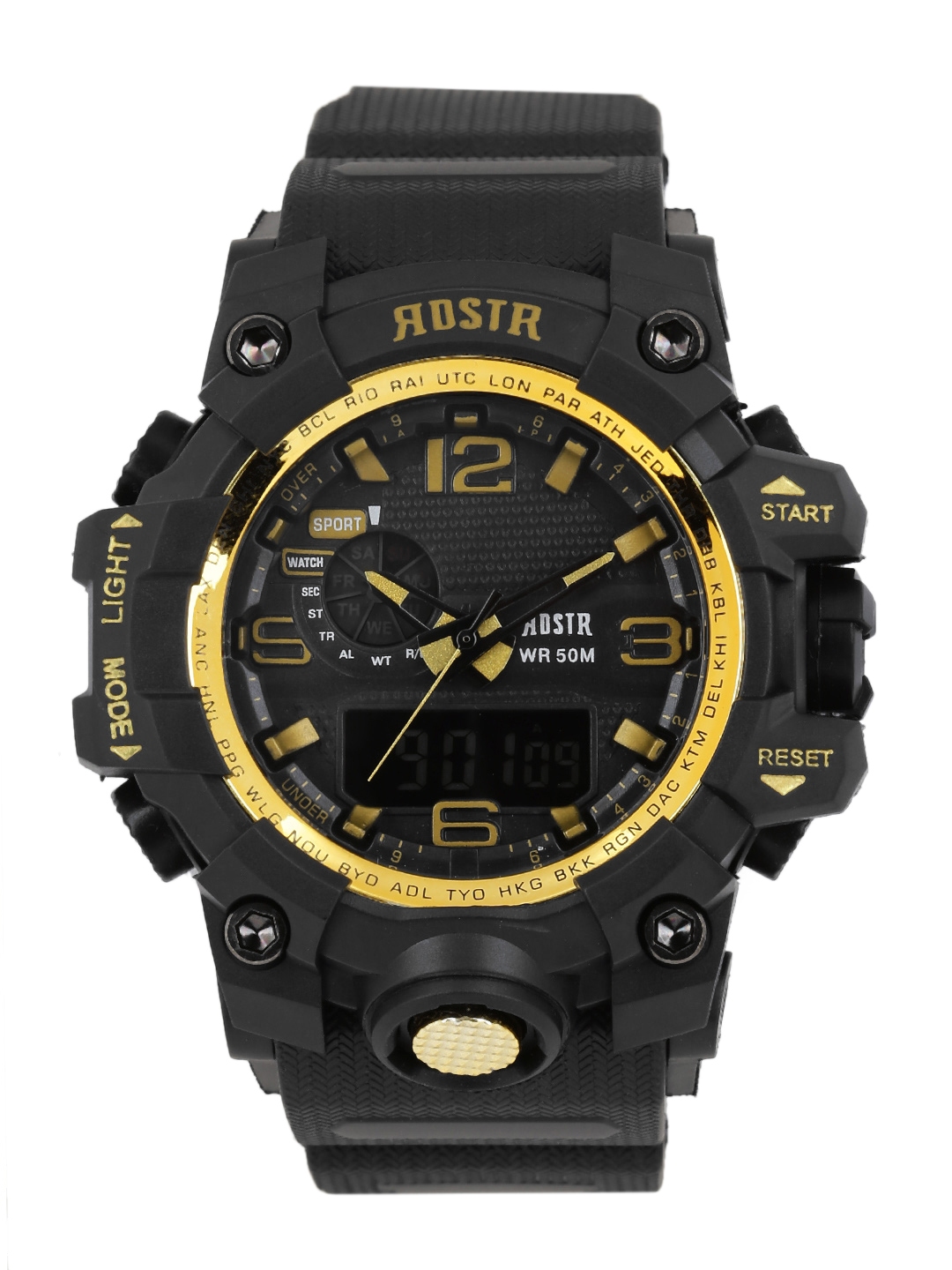 roadster analogue and digital watch