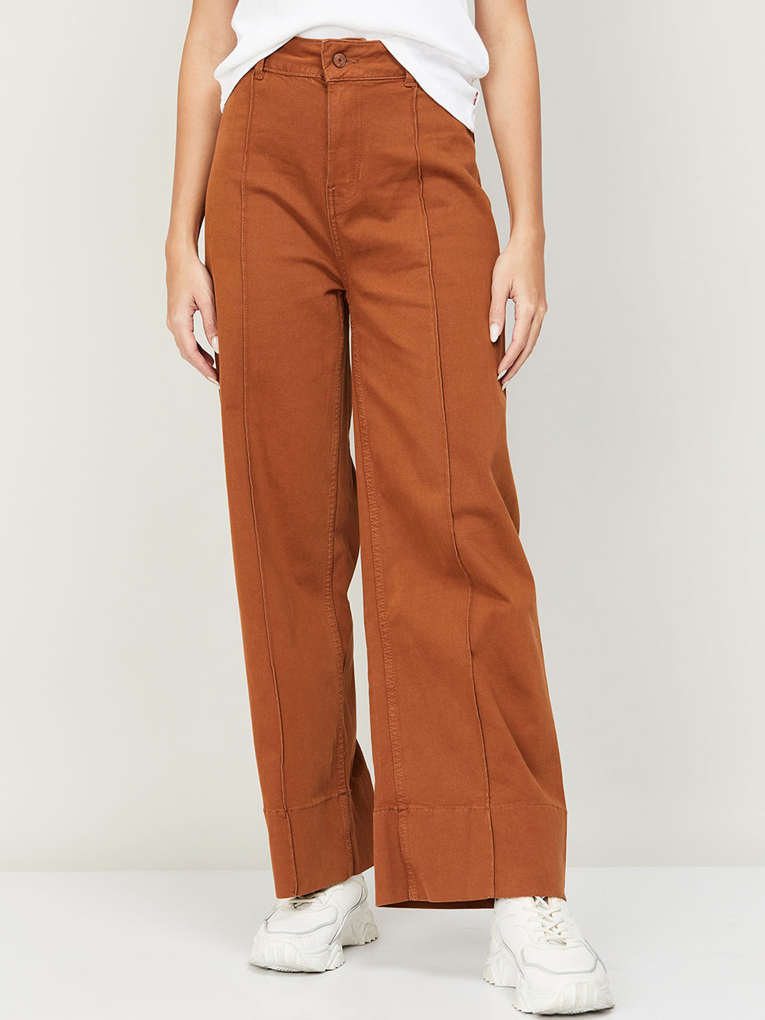 Stretchy Wide Leg Pants 