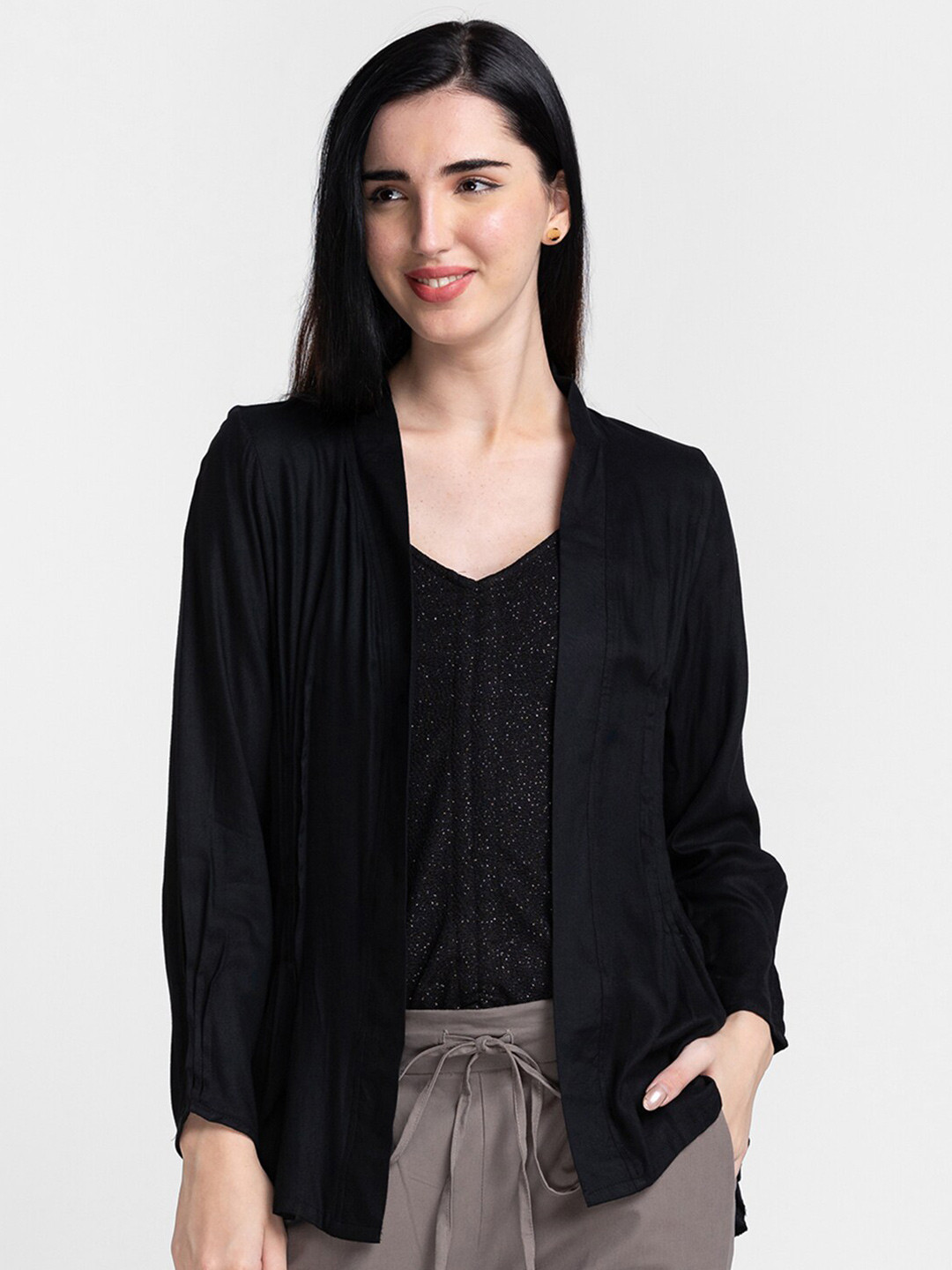 Buy Globus Women Black Shrug Shrug for Women 20491330 Myntra