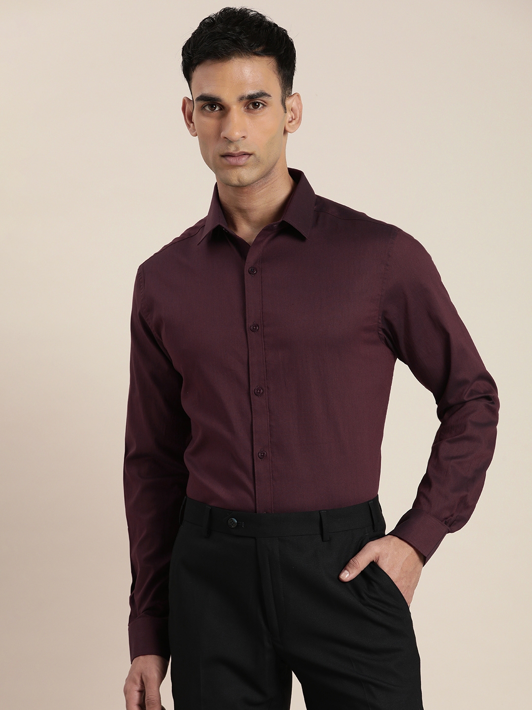 Buy INVICTUS Men Slim Fit Formal Shirt - Shirts for Men 20492276 | Myntra
