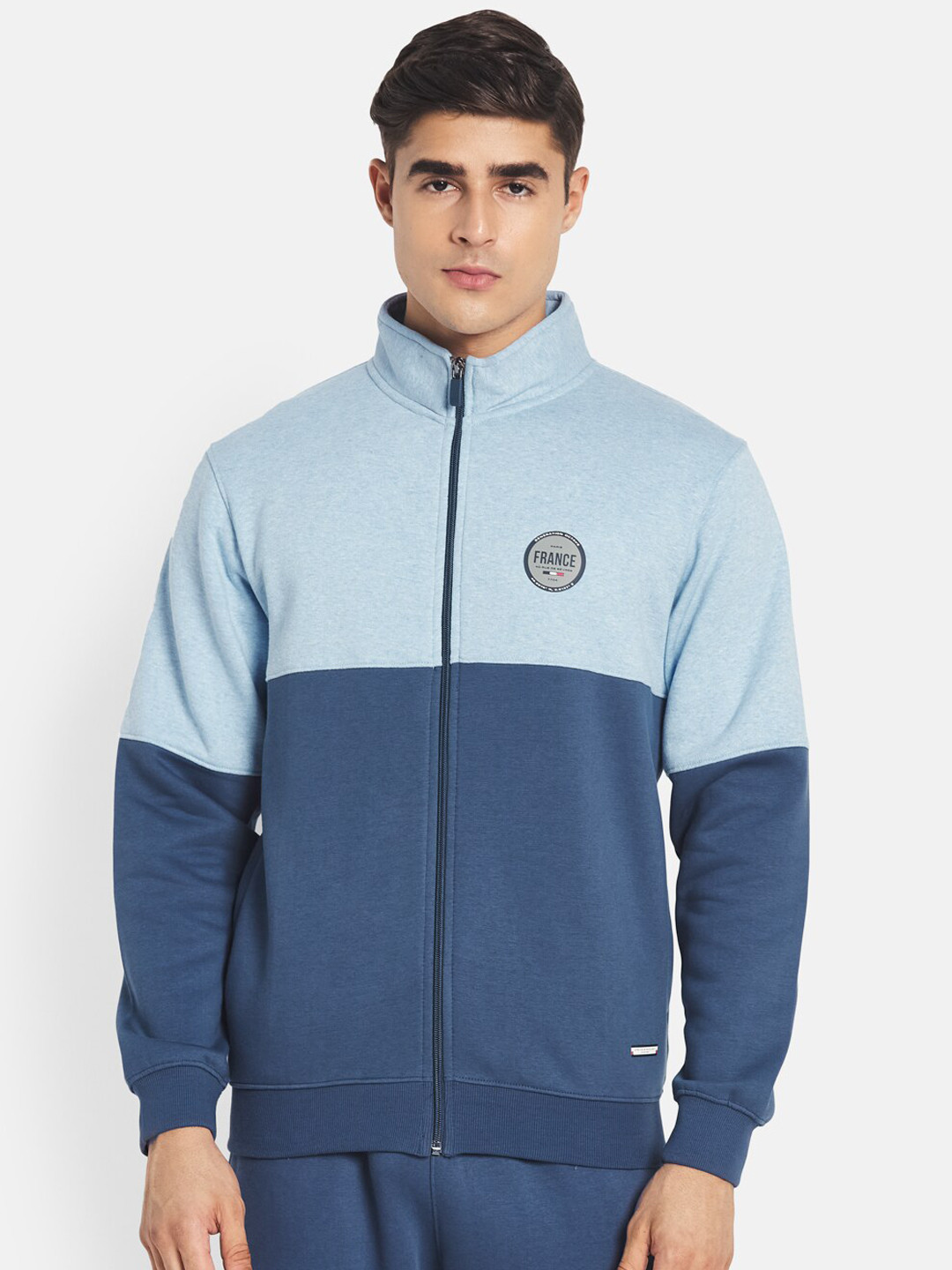 Buy Octave Men Blue Colourblocked Tracksuits Tracksuits for Men