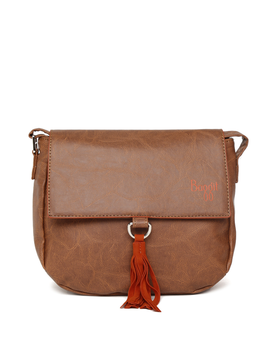 Buy Baggit Brown Solid Sling Bag Handbags for Women 2049636 Myntra