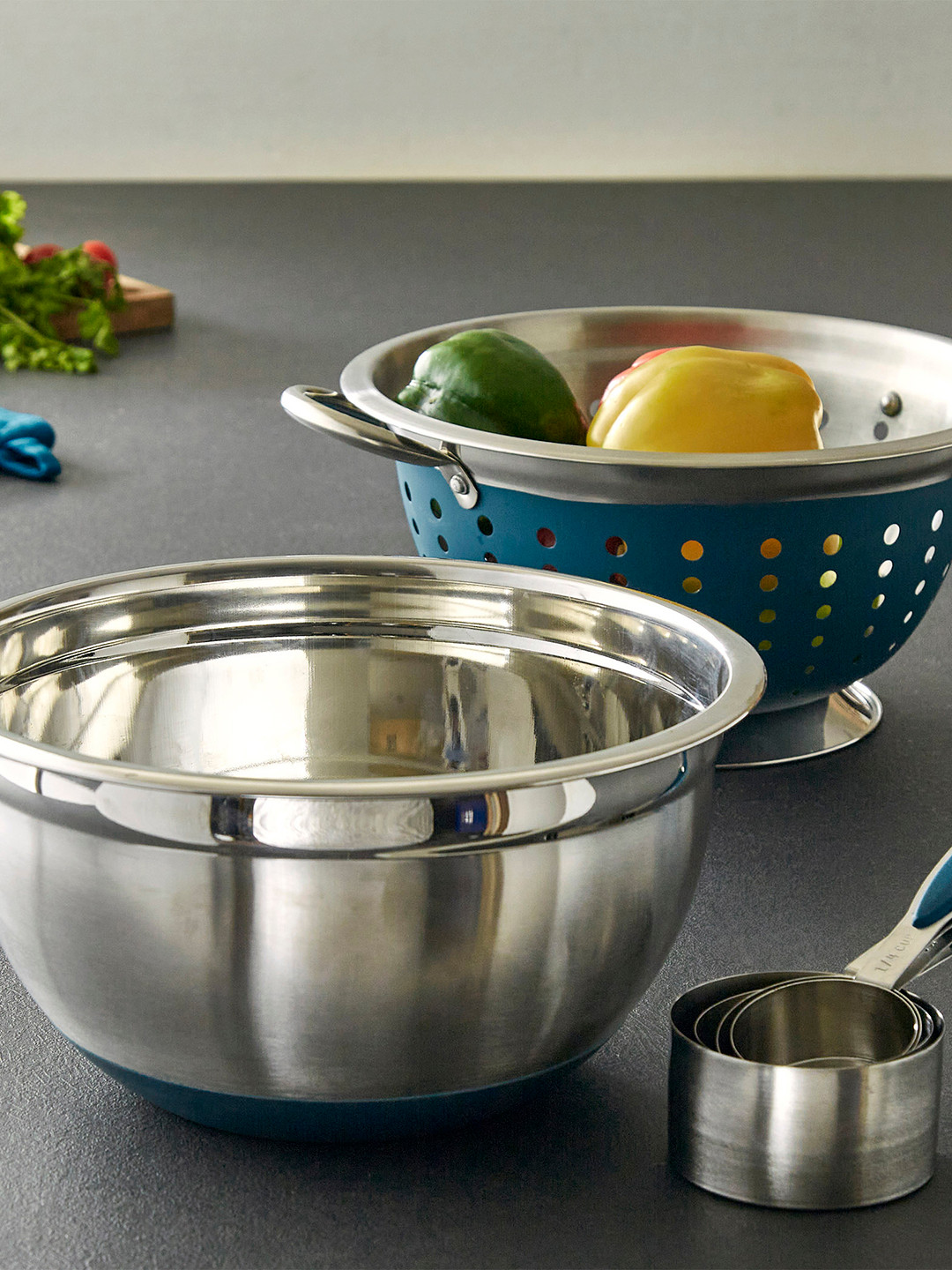 Buy Home Centre Set Of 6 Stainless Steel Kitchen Accessories Kitchen