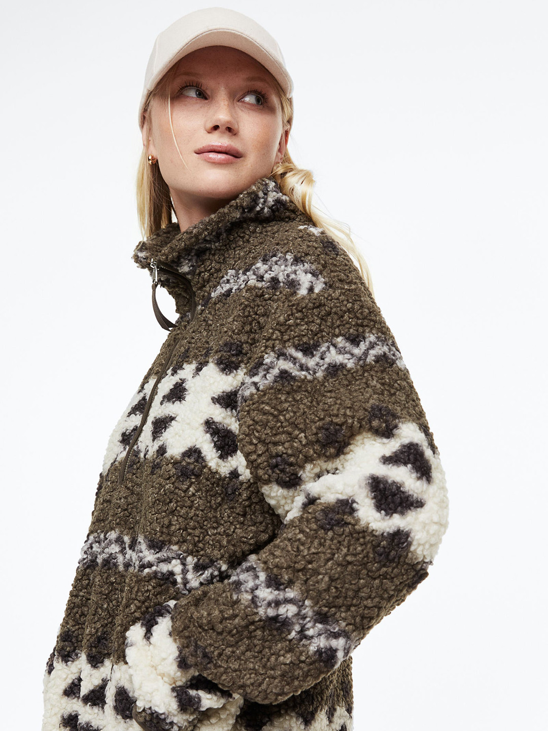 Buy H&M Women Green Geometric Tailored Jacket Jackets for Women 20504042 Myntra