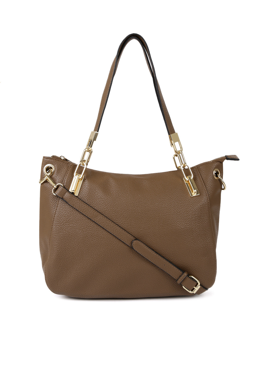 Buy Mast & Harbour Brown Solid Hobo Bag Handbags for Women 2050639 Myntra