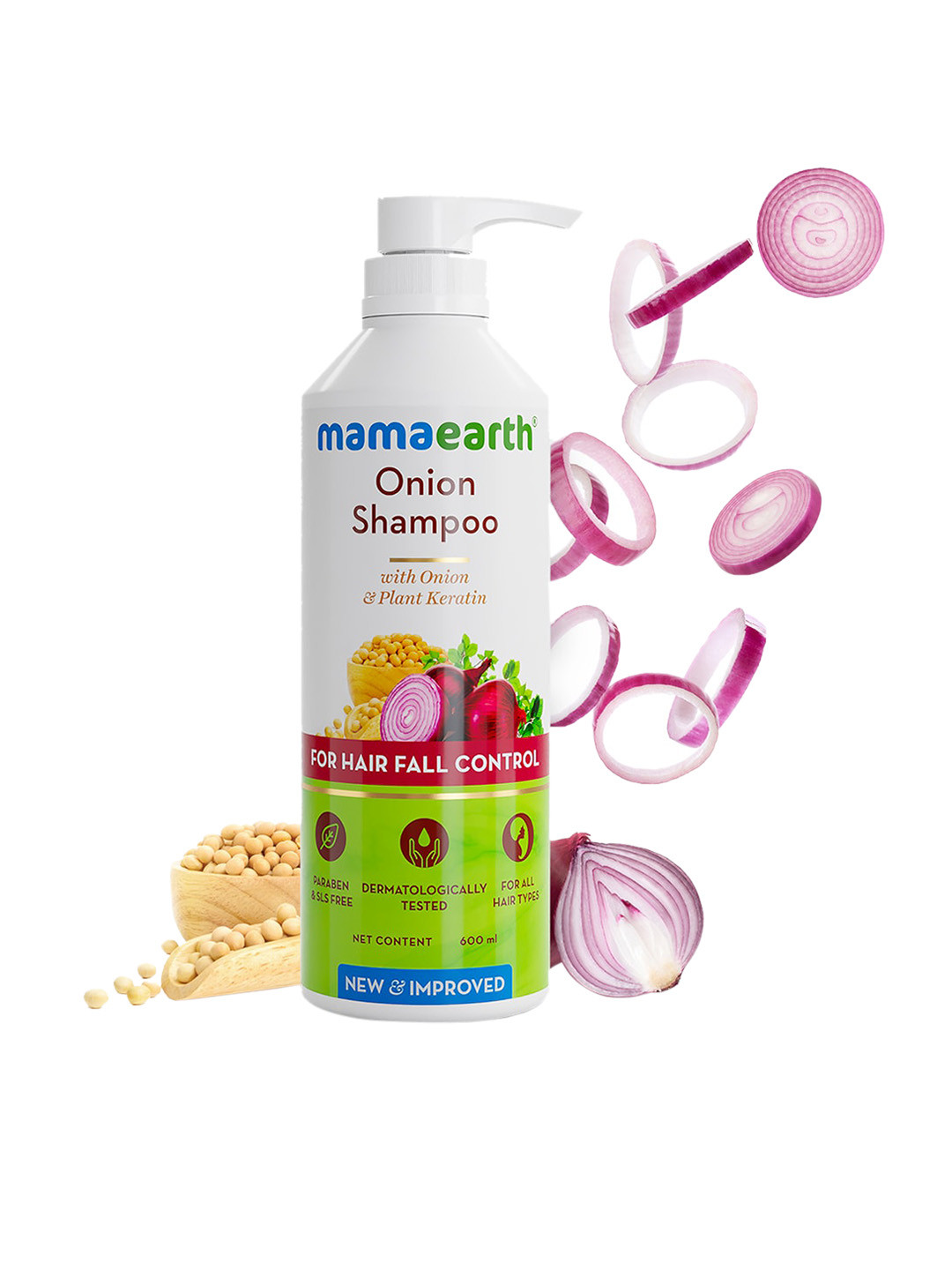 Buy Mamaearth Onion Shampoo 600ml - S…