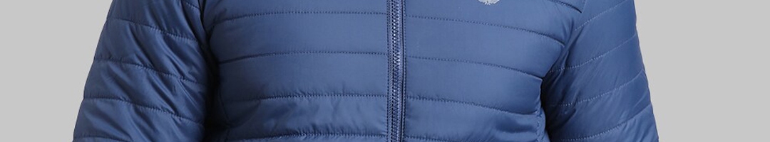 Buy Park Avenue Men Blue Solid Puffer Jacket - Jackets for Men 20516736 ...