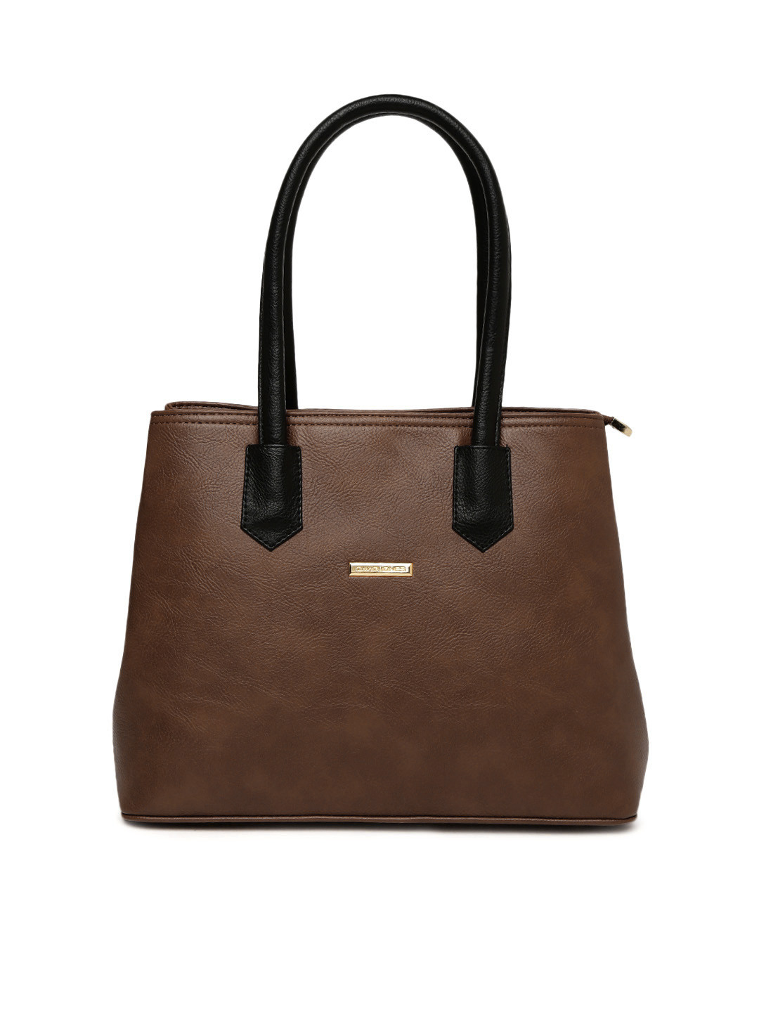 Buy David Jones Brown Solid Shoulder Bag Handbags for Women 2051860