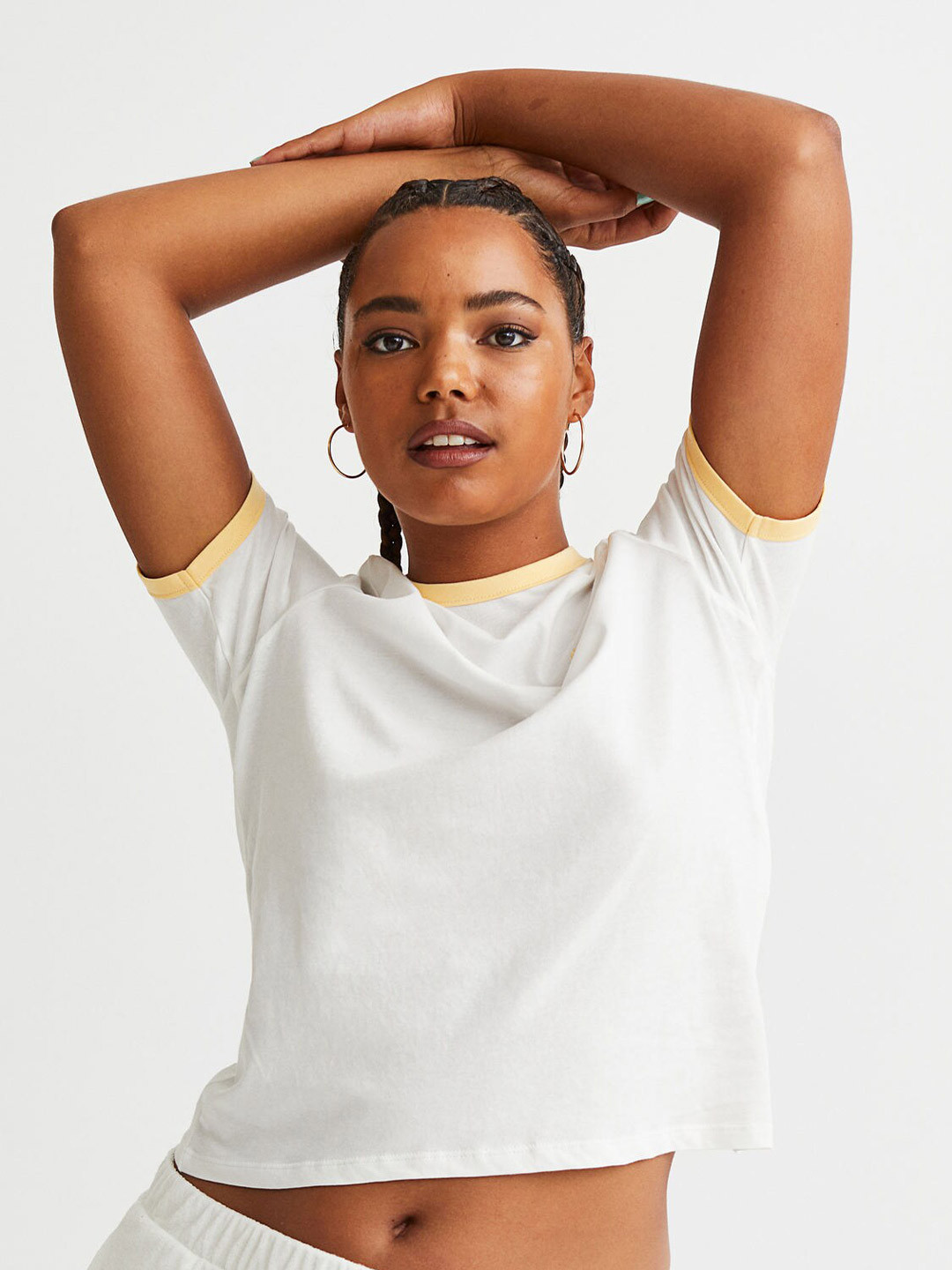 Buy H&M Women Cotton T Shirt Tshirts for Women 20518630 Myntra