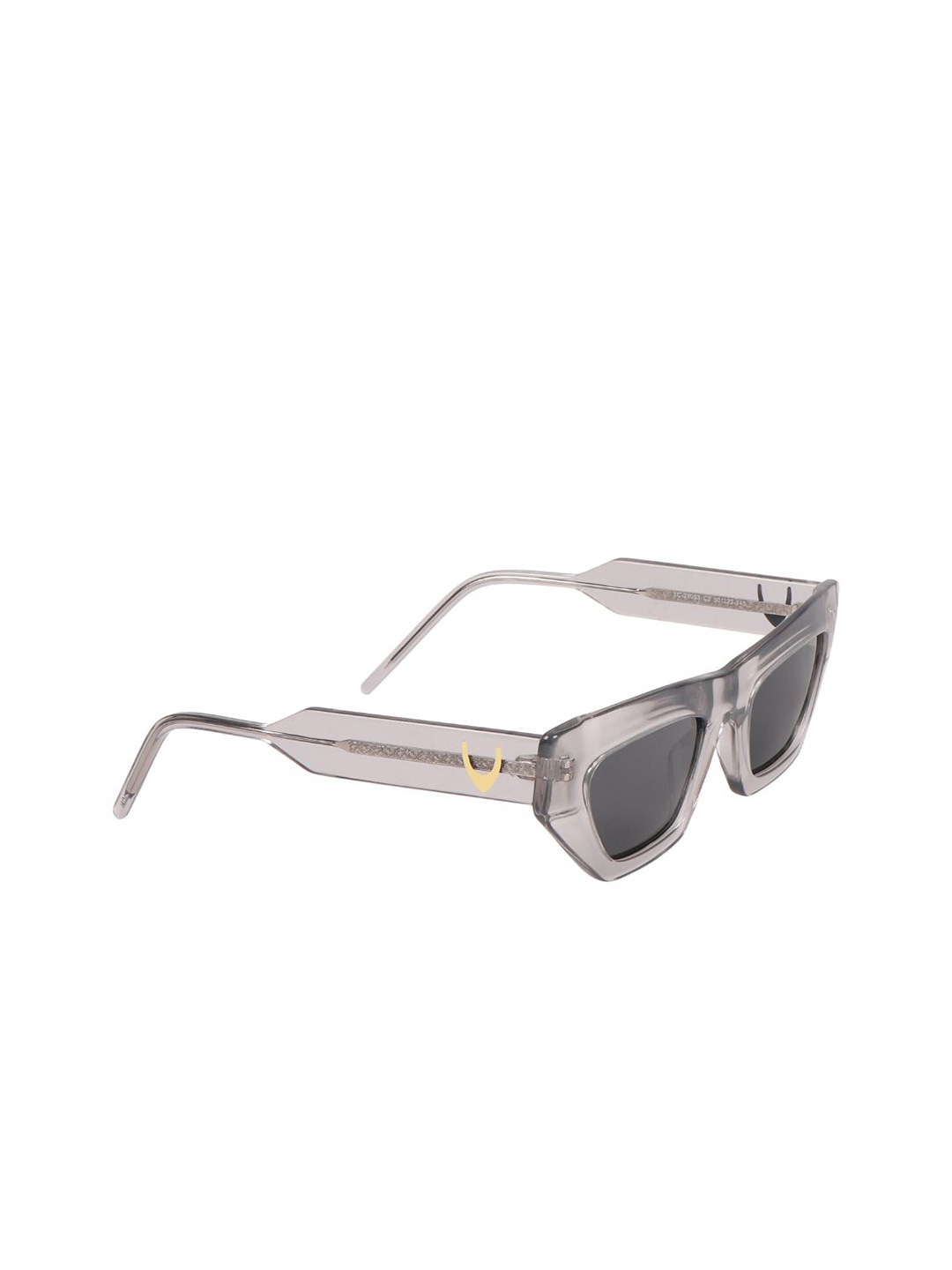 Buy Hidesign Unisex Grey Lens And Gunmetal Toned Sunglasses With Uv Protected Lens 8903439843564 