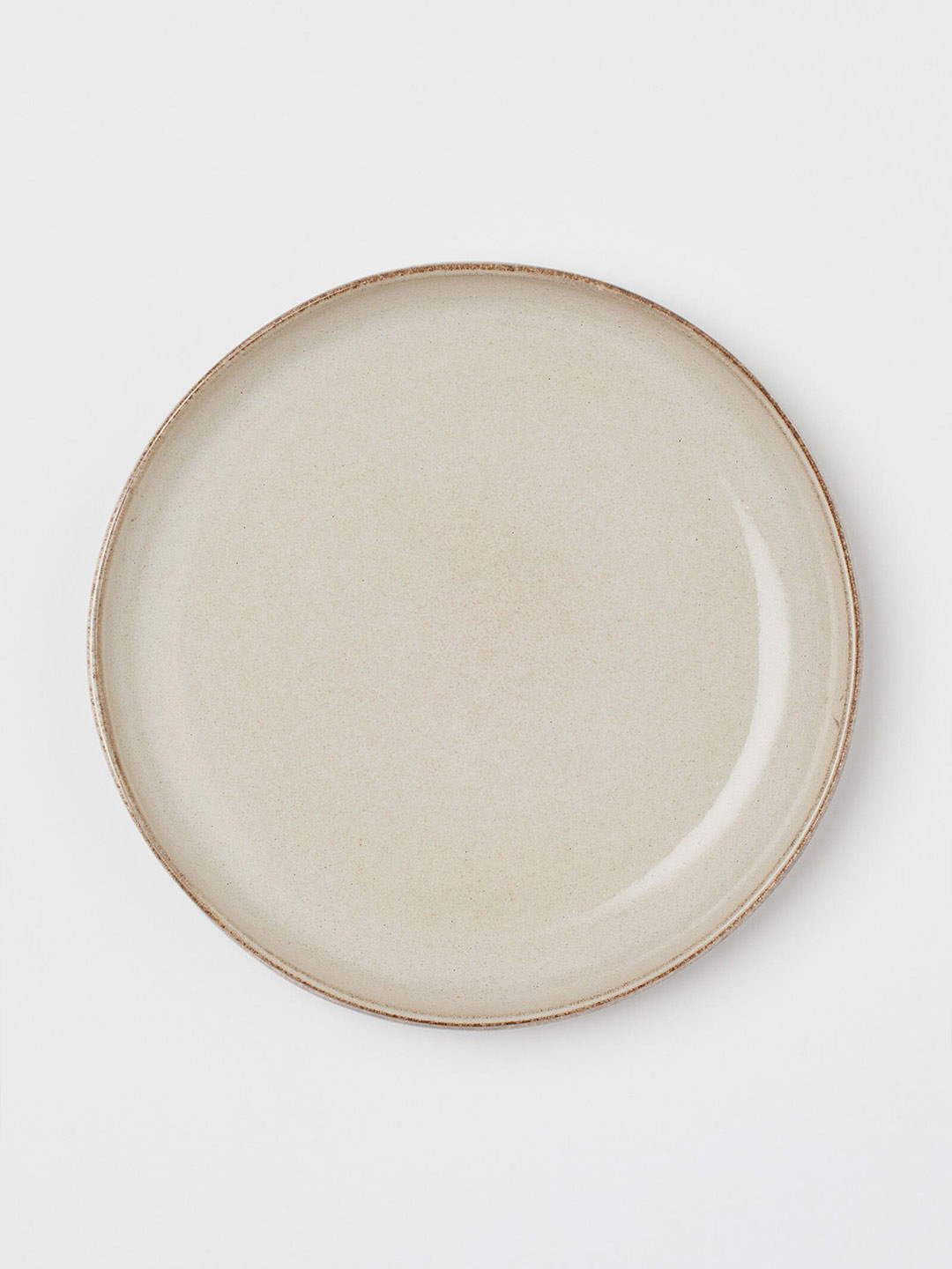 Buy H&M Beige & Brown Deep Stoneware Plate Dinnerware for Unisex
