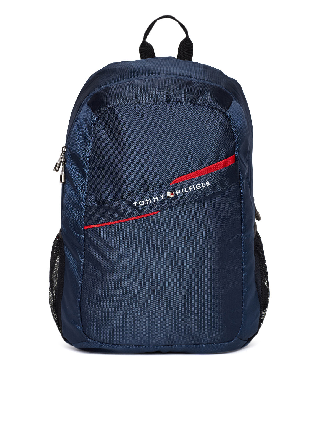 Buy Tommy Hilfiger Unisex Navy Blue Solid Laptop Backpack Backpacks