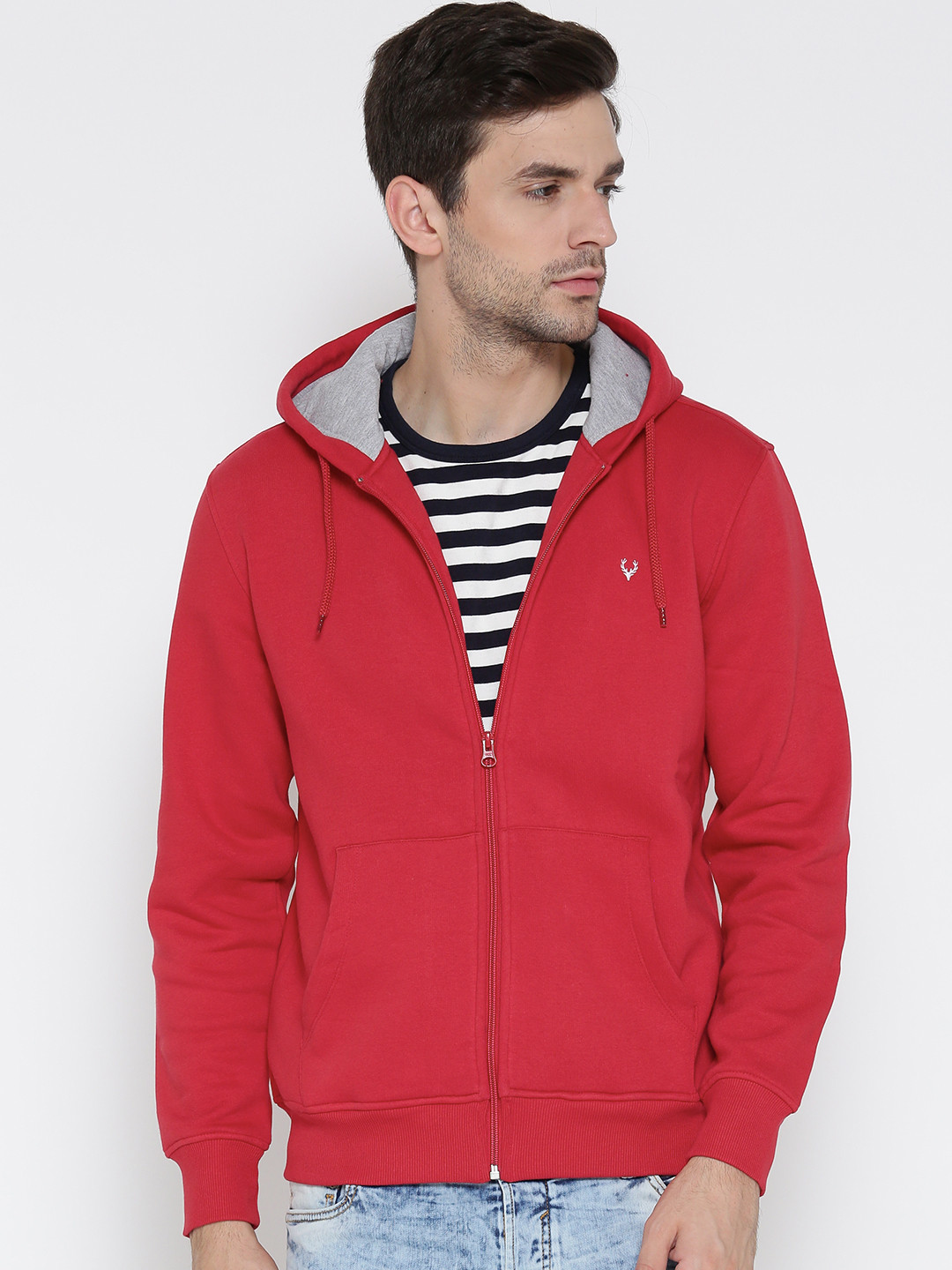 Allen solly hooded sweatshirt clearance