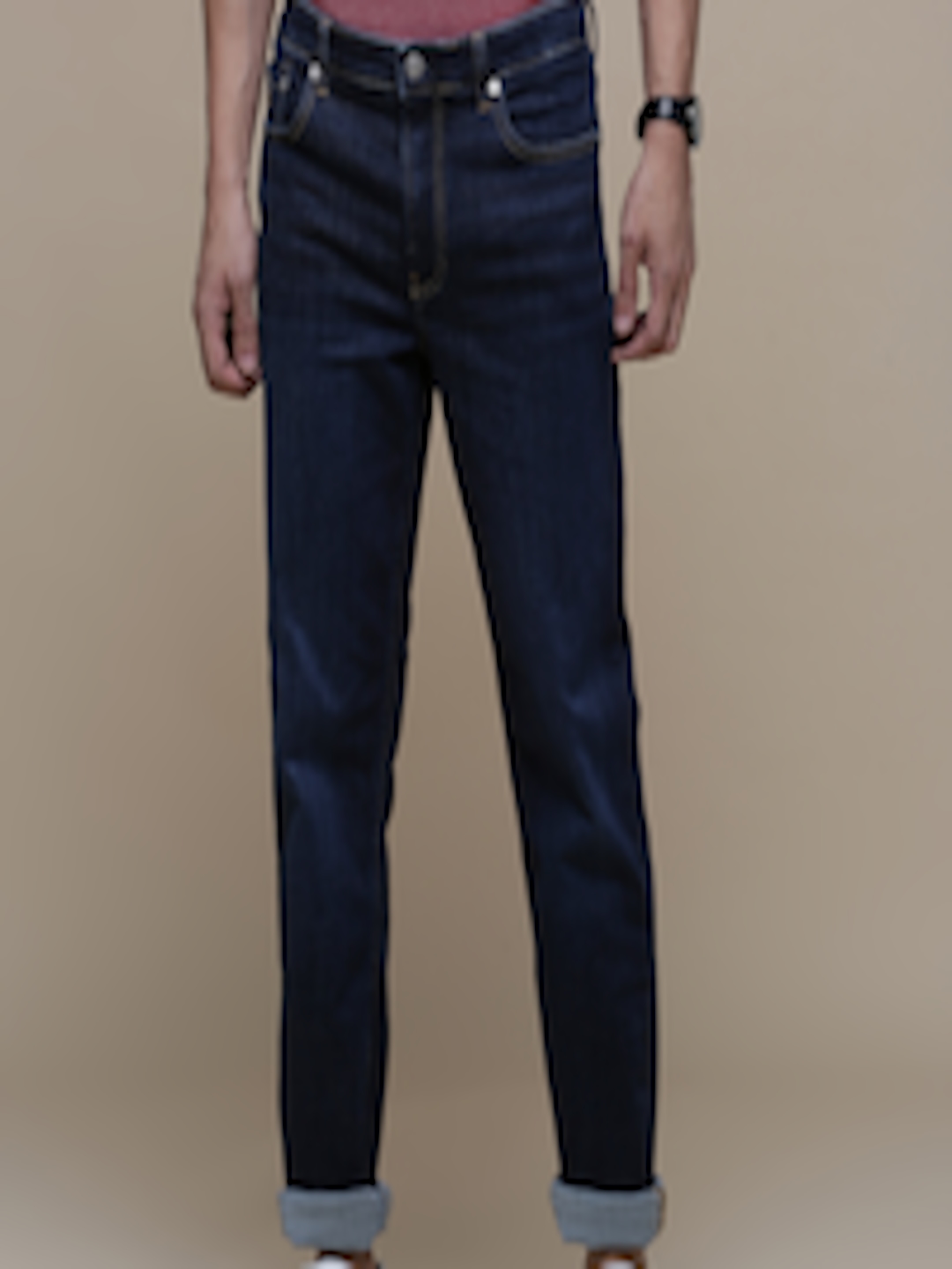 Buy Calvin Klein Jeans Men Blue Super Skinny Fit Mid Rise Light Fade ...