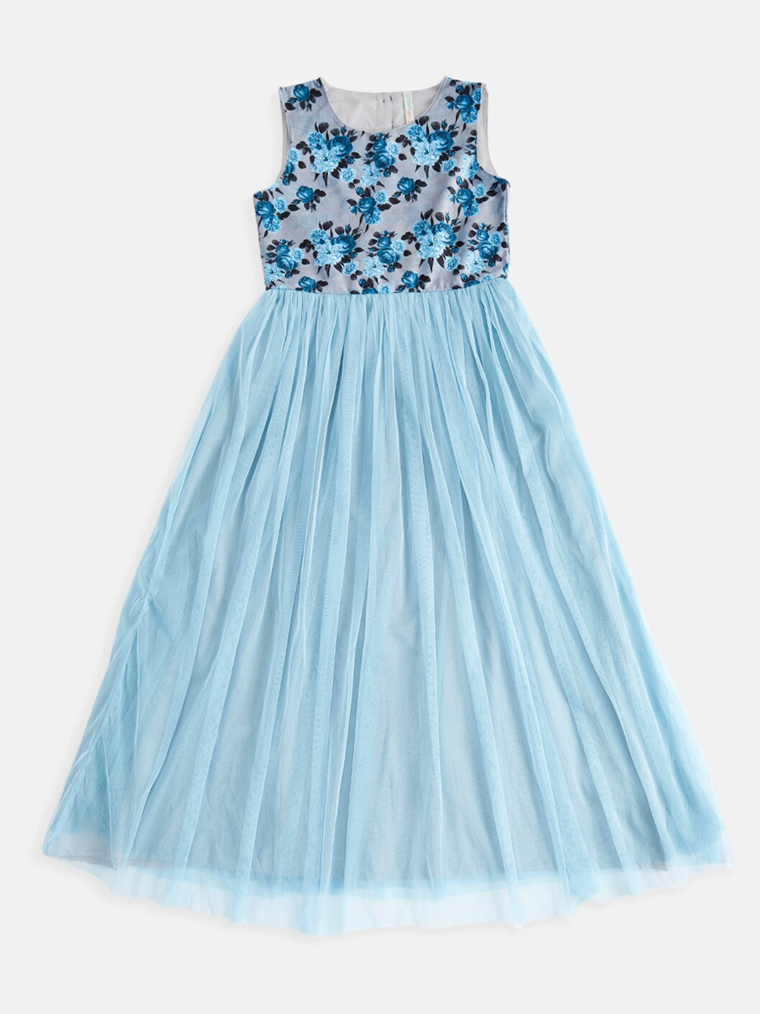 Buy Pantaloons Junior Blue Girls Floral Maxi Maxi Dress Dresses for