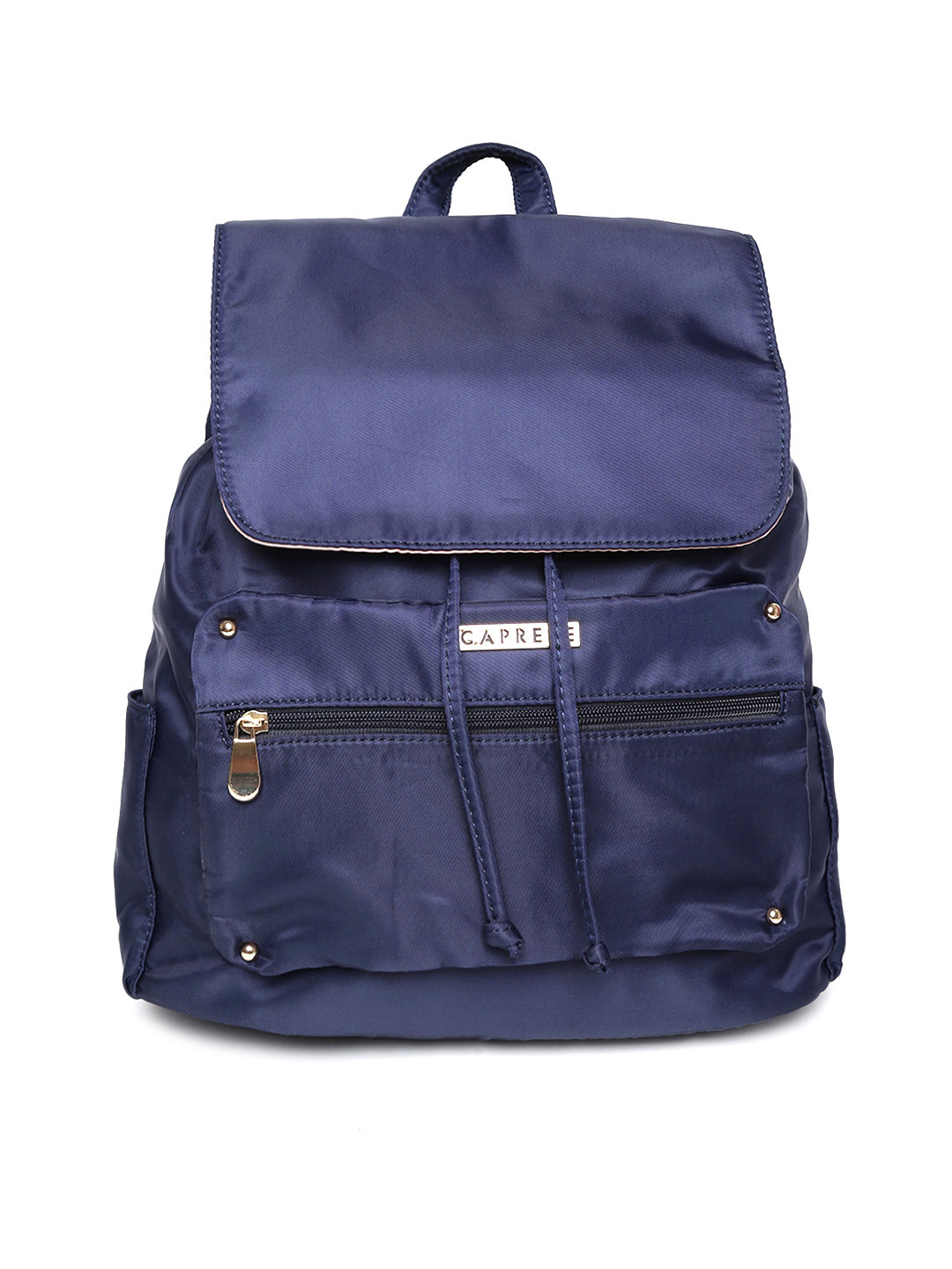Buy Caprese Women Navy Solid Backpack Backpacks for Women 2054756