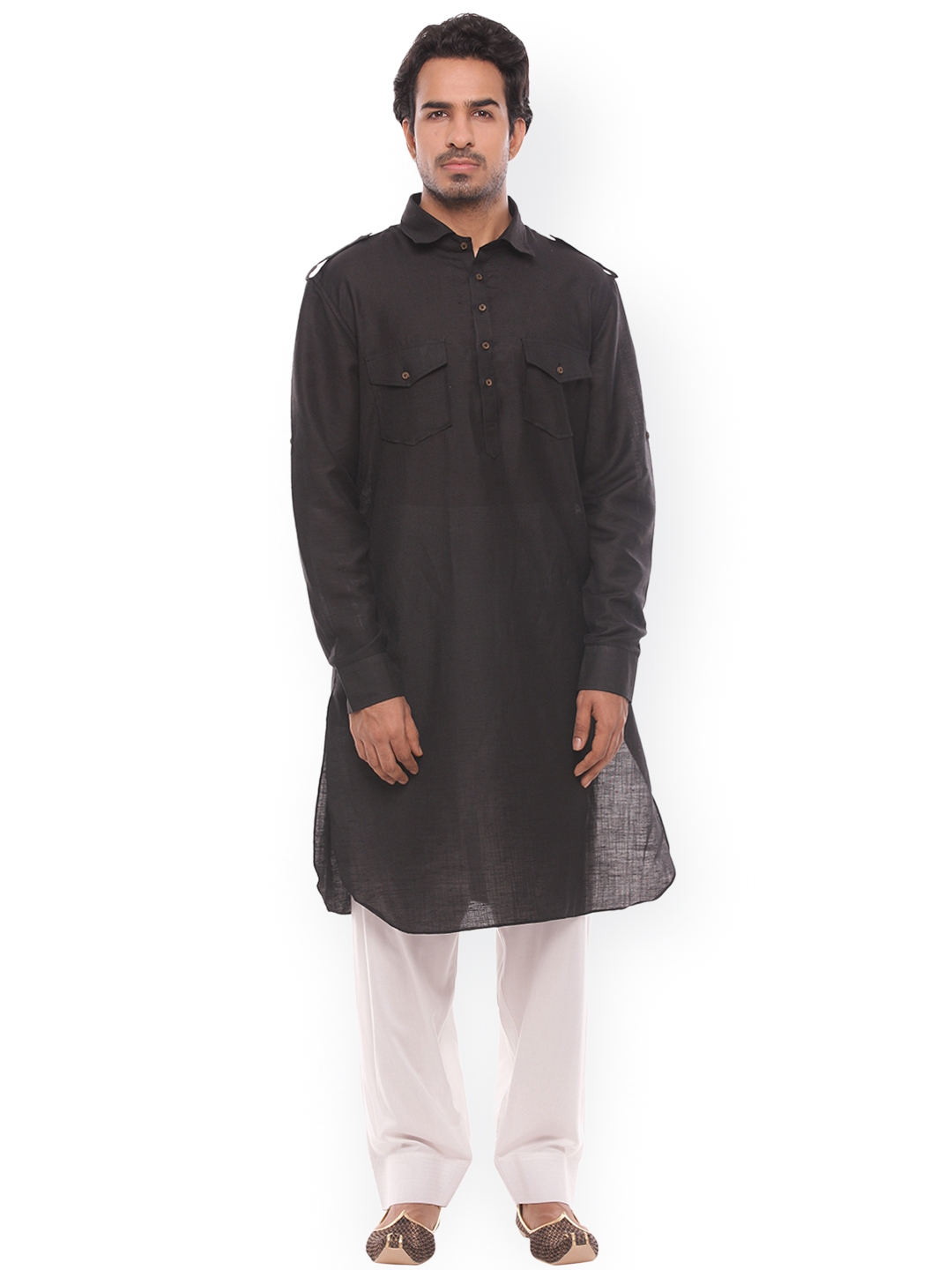 mens kurta in myntra