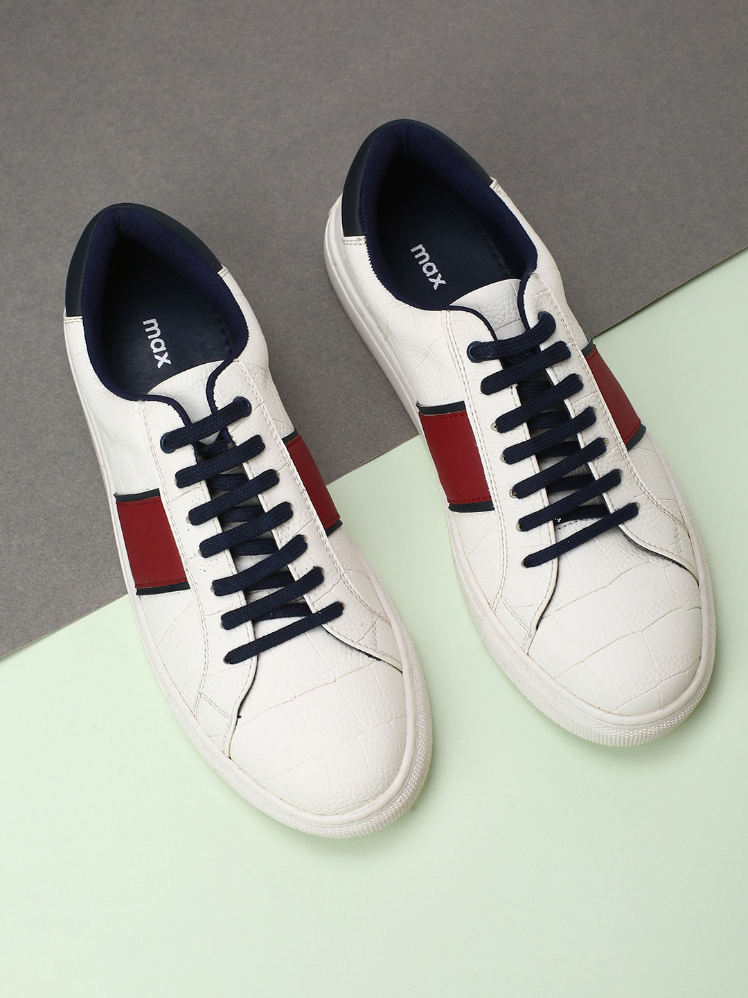 max white sneakers