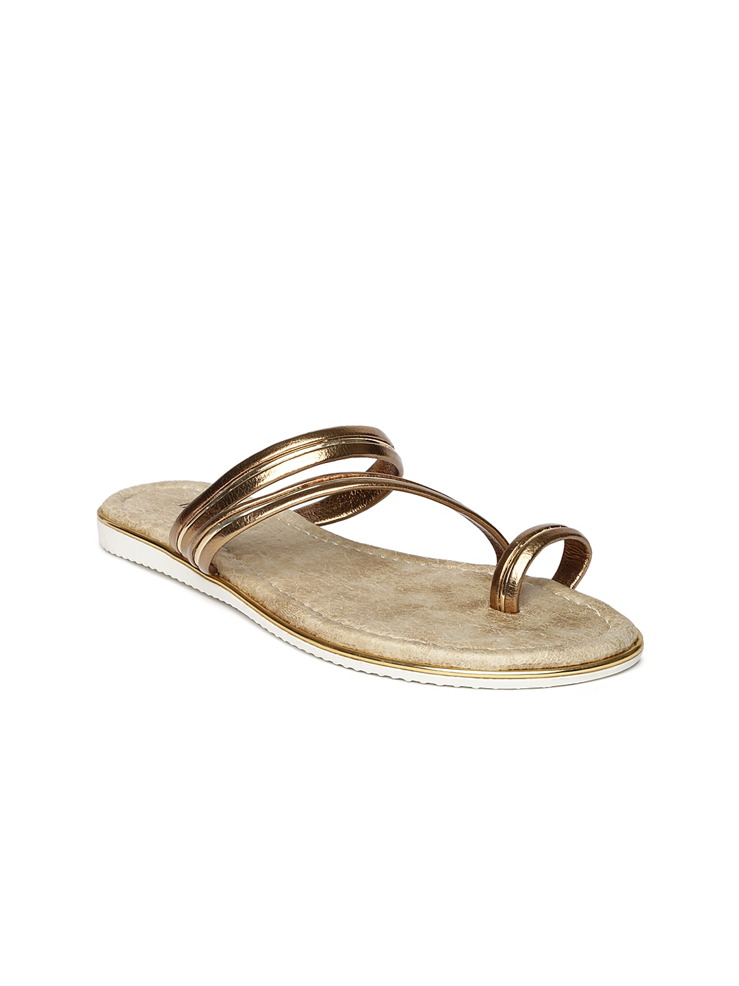 gold toe flats
