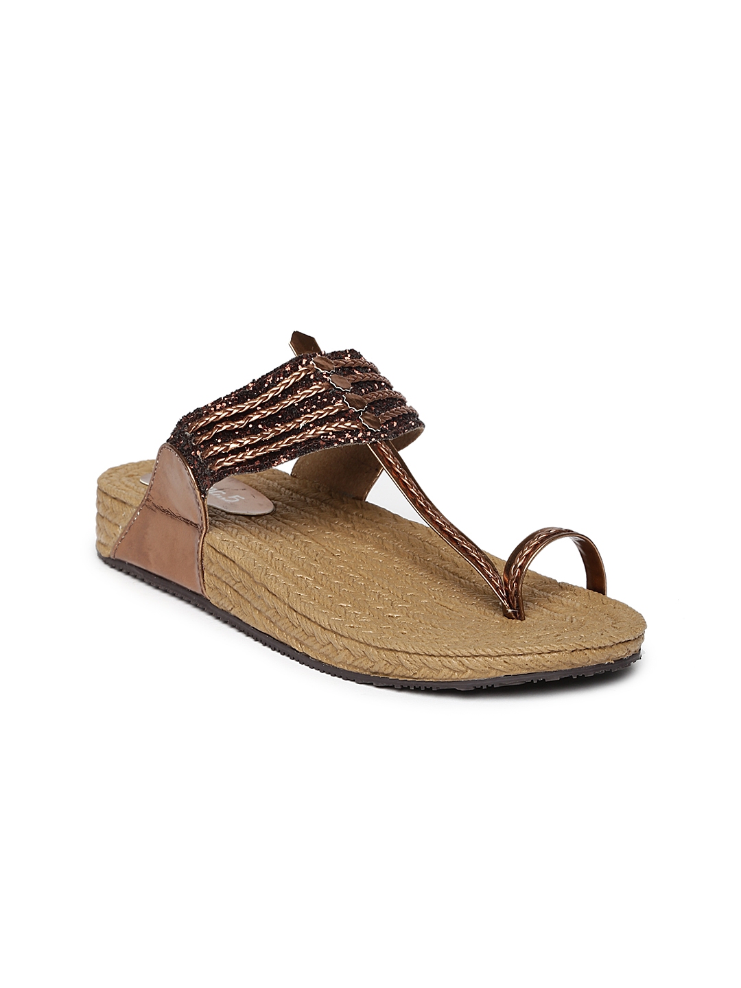 bronze flats for women