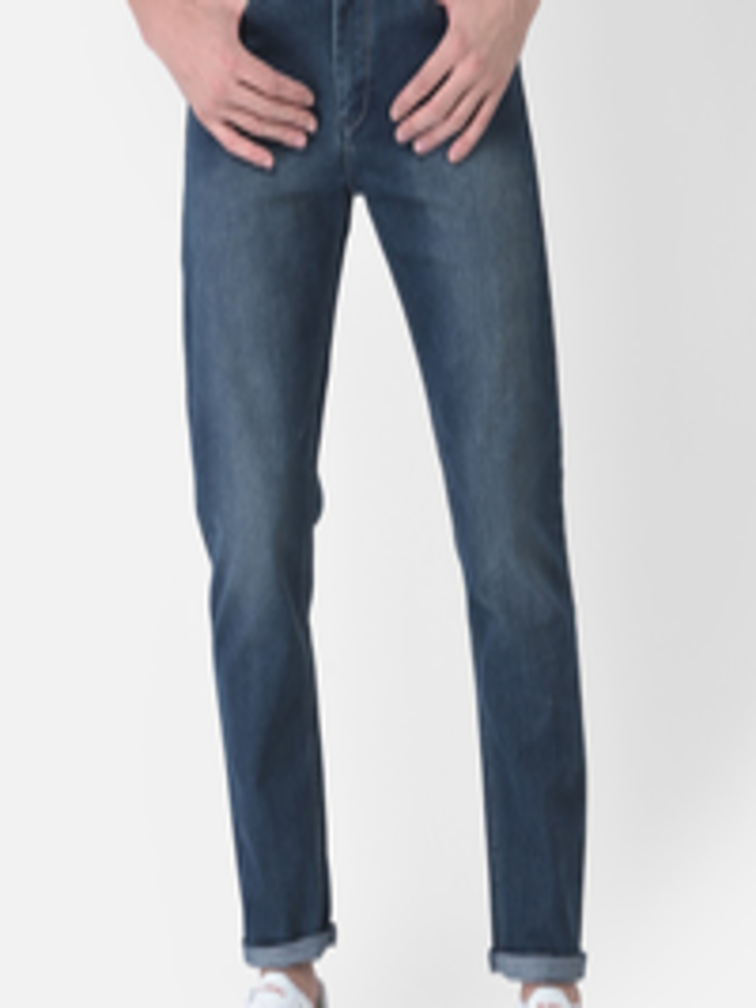 Buy COBB Men Blue Slim Fit Light Fade Cotton Jeans - Jeans for Men ...