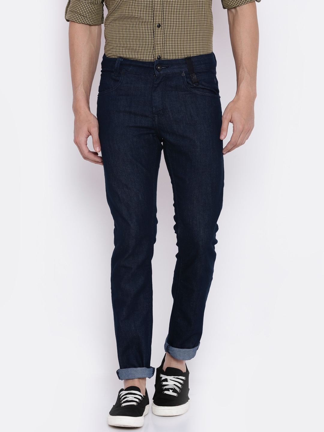 mufti slim men blue jeans