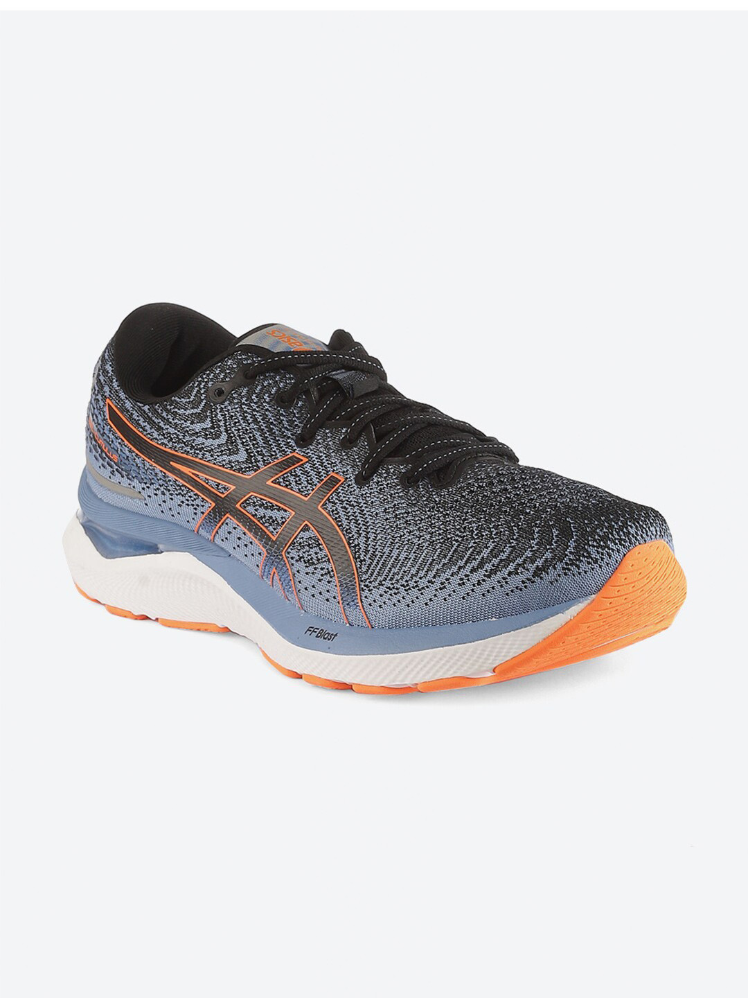 mens black asics running shoes