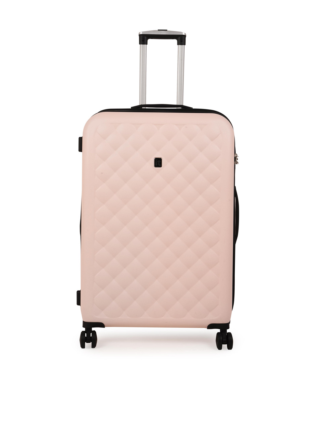 Buy IT Luggage Pink Textured Hard Sided Large Trolley Suitcase
