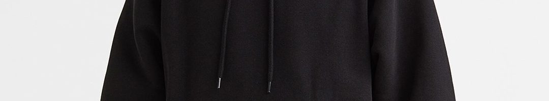 Buy H&M Men Black Oversized Fit Hoodie - Sweatshirts for Men 20580768 ...