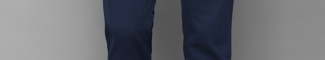 Buy Louis Philippe Sport Men Blue Slim Fit Trouser - Trousers for Men ...
