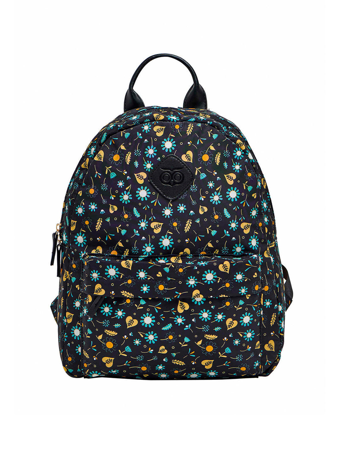Buy Chumbak Women Black & Blue Backpack Backpacks for Women 20586752