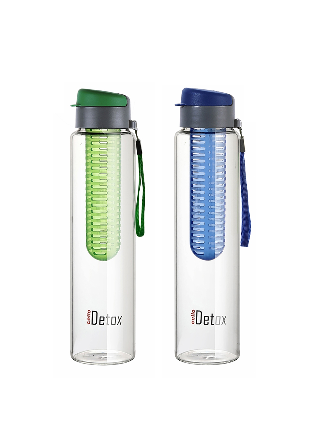 Buy Cello Set Of 2 Assorted Detox Fruit & Tea Infuser Glass Water