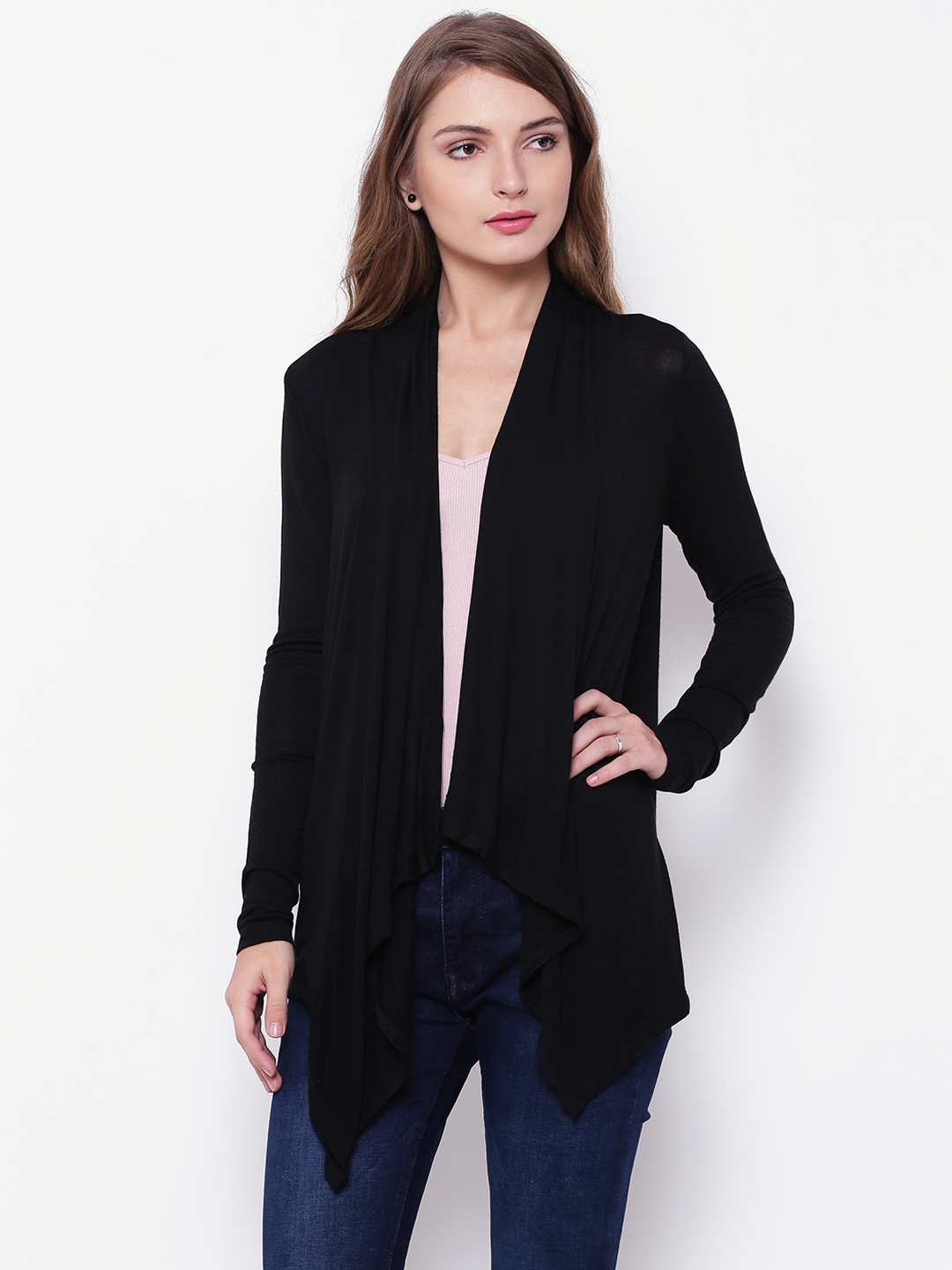 Buy FOREVER 21 Women Black Solid Shrug Shrug for Women 2059778 Myntra