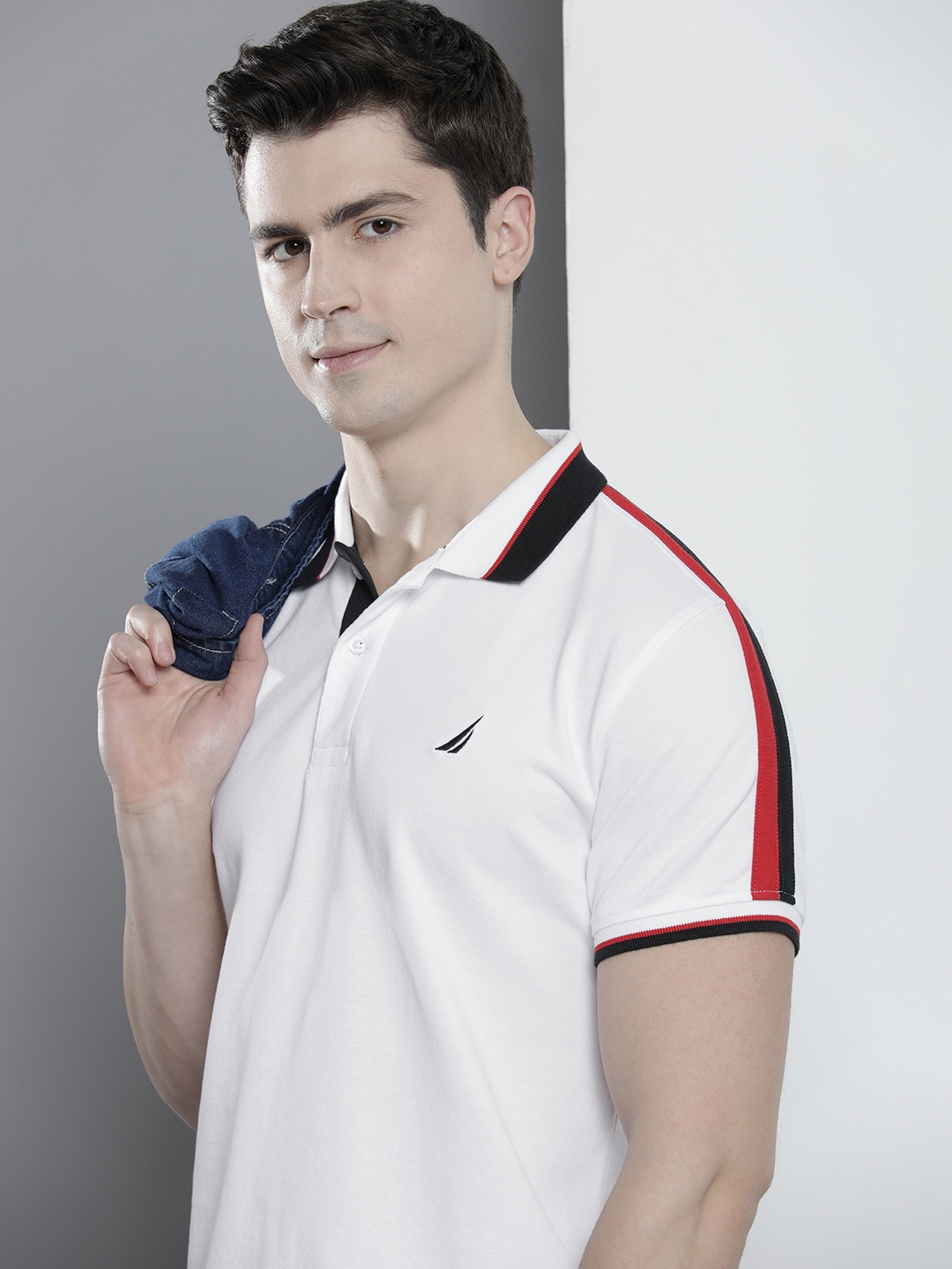 Buy Nautica Polo Collar Pure Cotton T Shirt - Tshirts for Men 20602606 ...